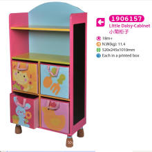 Gabinete de almacenamiento de gabinete de madera para niños para niños
